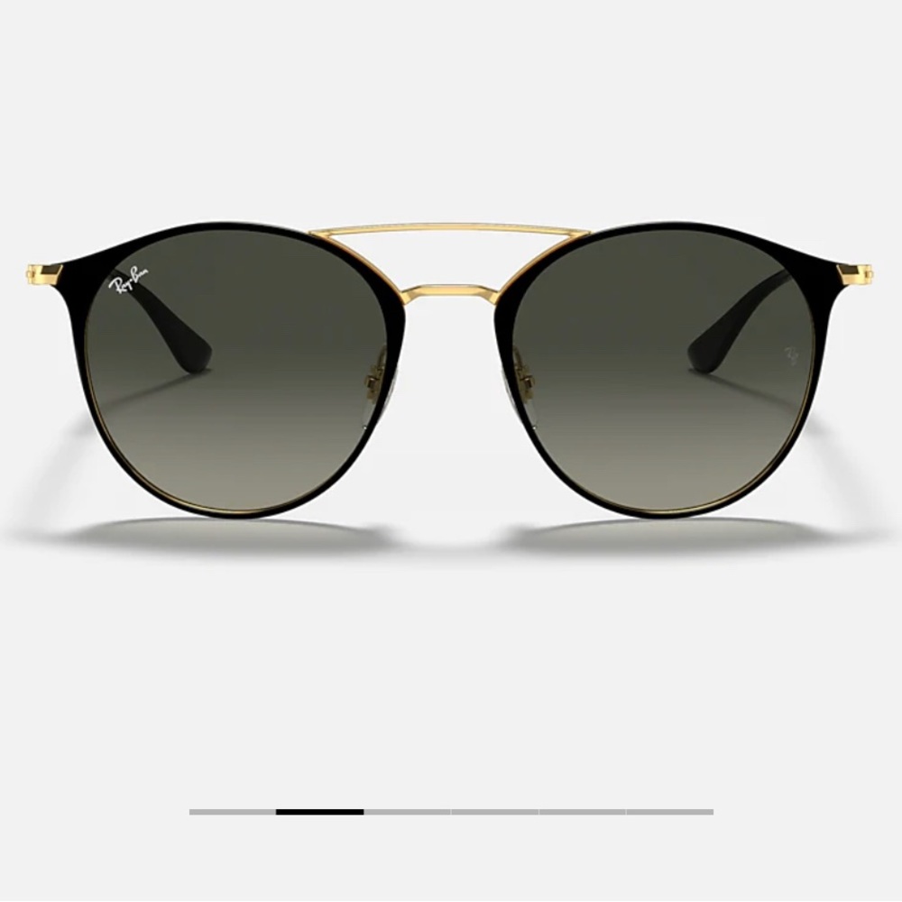 Black and Gold Ray-Ban sunglasses